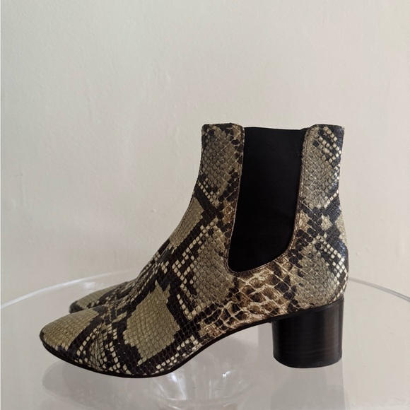 Isabel Marant Snakeskin heeled boots 39 - Picture 2 of 7